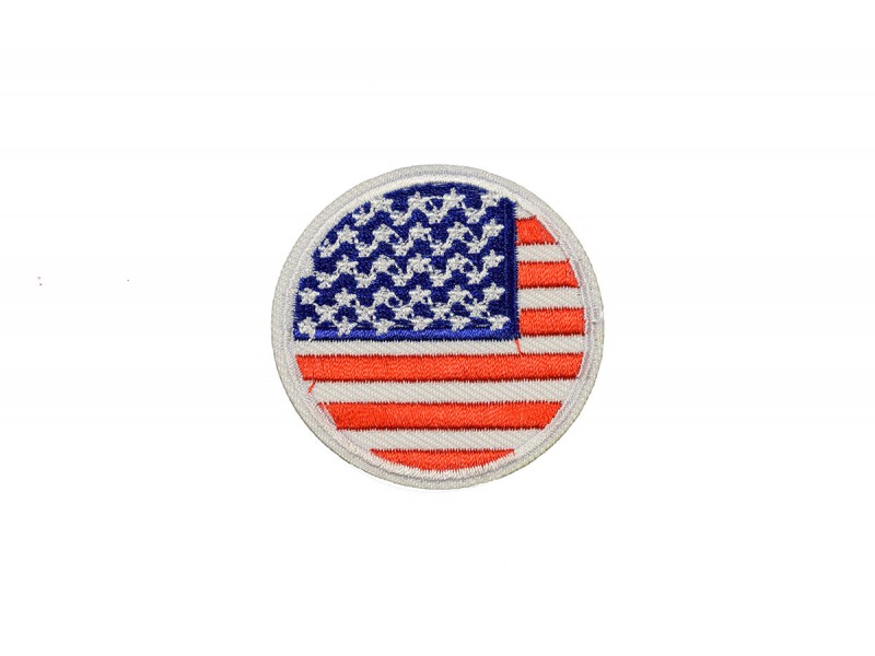 vlag Verenigde Staten rond 5 cm