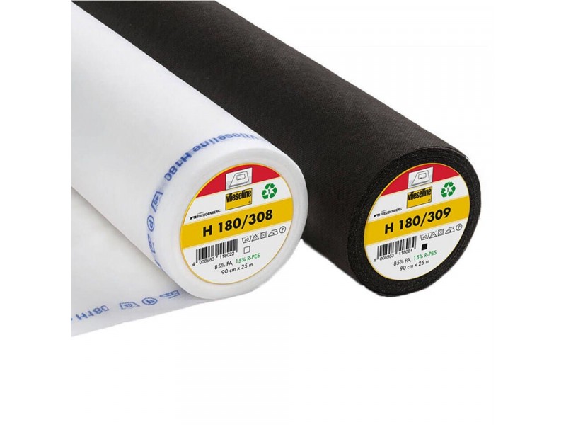 Vlieseline H180 rol 25 m soepel