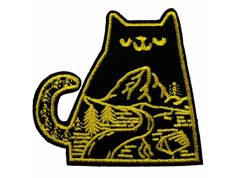 zwarte kat patch